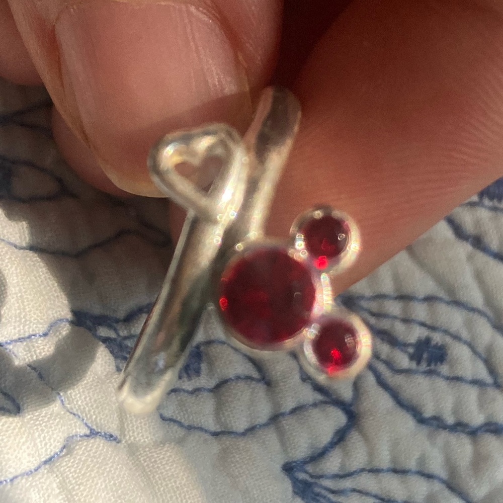Disney Mickey Mouse Ruby Birthstone Ring - image 5